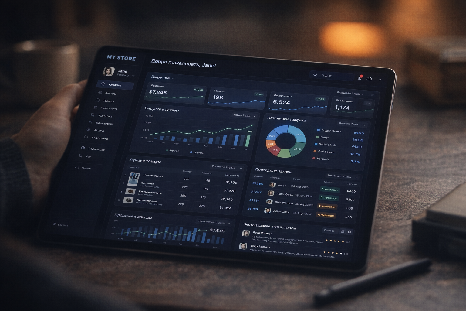 Панель управления DUBAI ANC